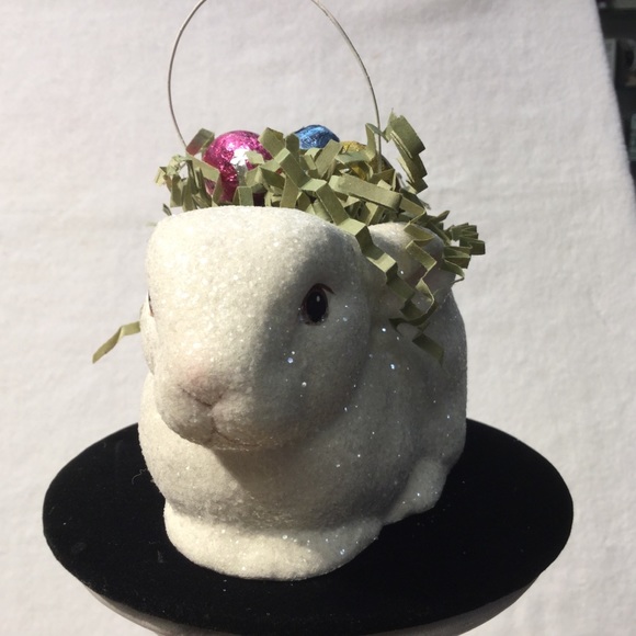 Bethany Lowe Easter Bunny Basket - Picture 3 of 8